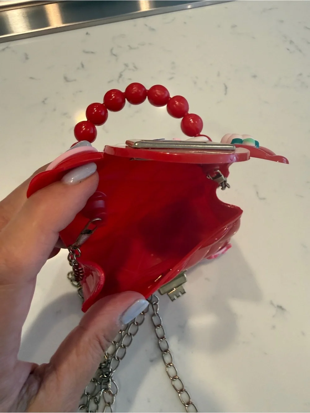 Kawaii Red Mini Purse Crossbody Cinnamoroll My Melody Charm Bag Y2K